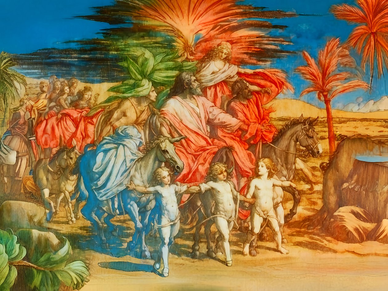 A1_Genesis_22-Przymierze Abrahamowe autorstwa Josef Johann Michel