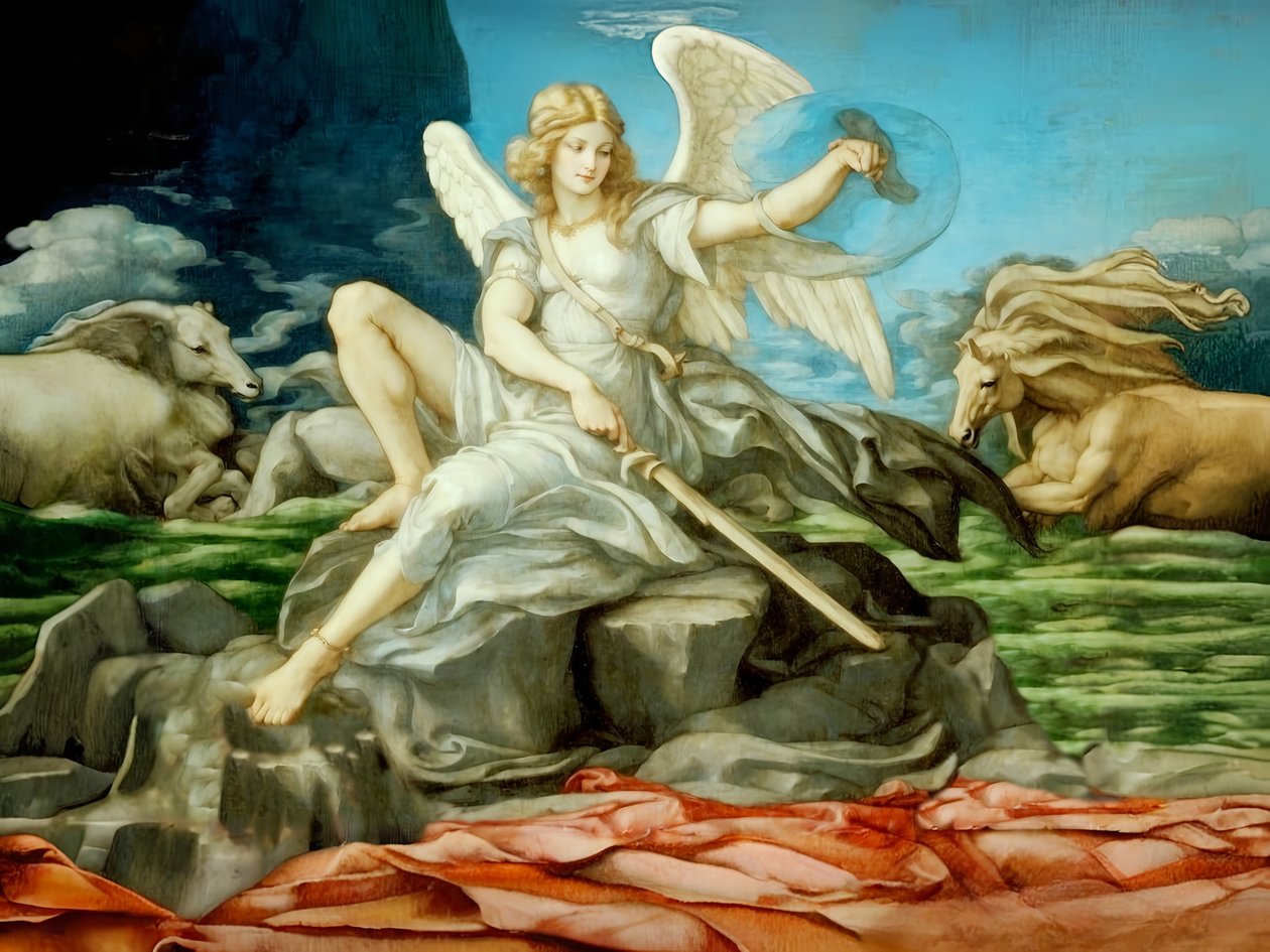 A2_Exodus_22_Pogrzeb Mojżesza autorstwa Josef Johann Michel