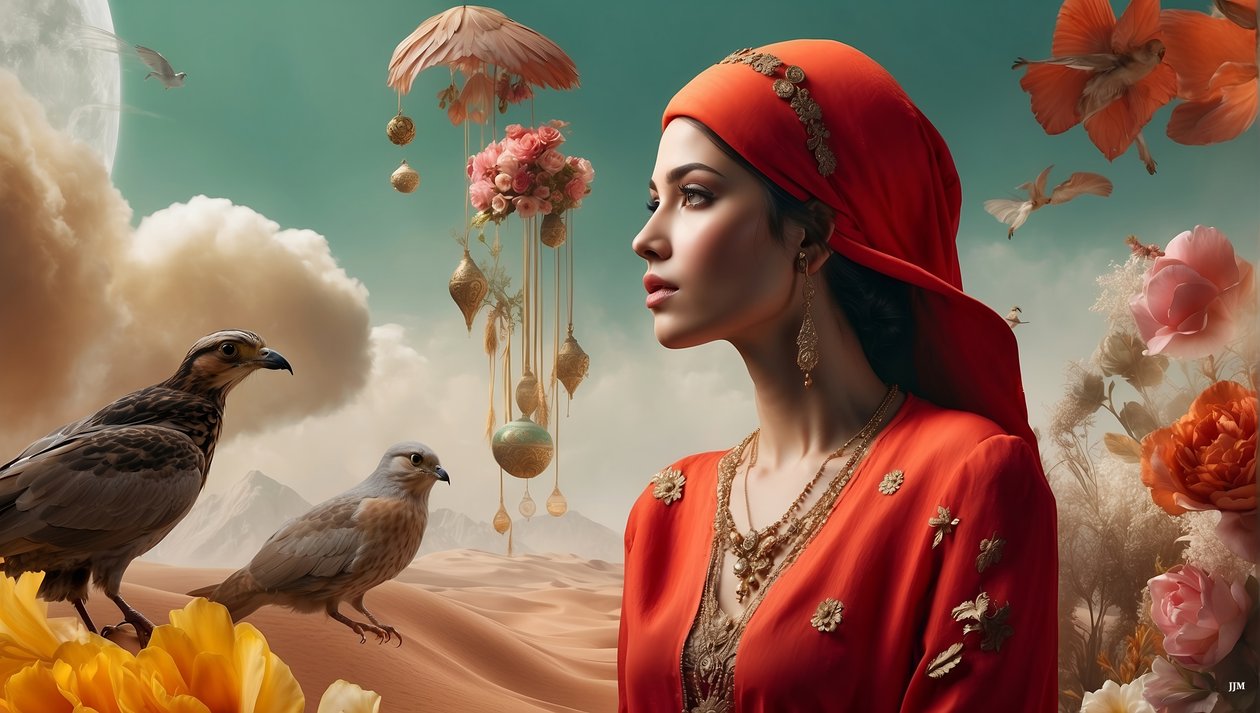 Dreamcore_dreamlike_scene-arabian_05 autorstwa Josef Johann Michel