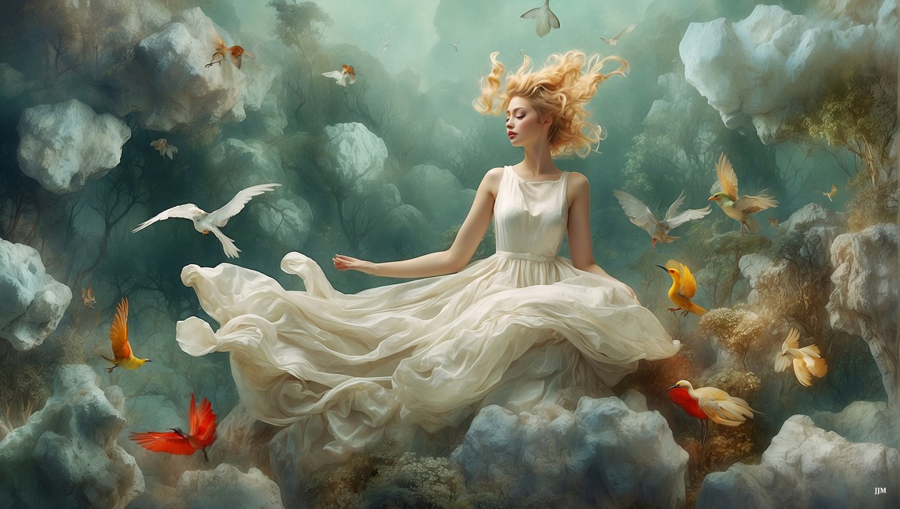 Dreamcore_dreamlike_scene-white_01 autorstwa Josef Johann Michel