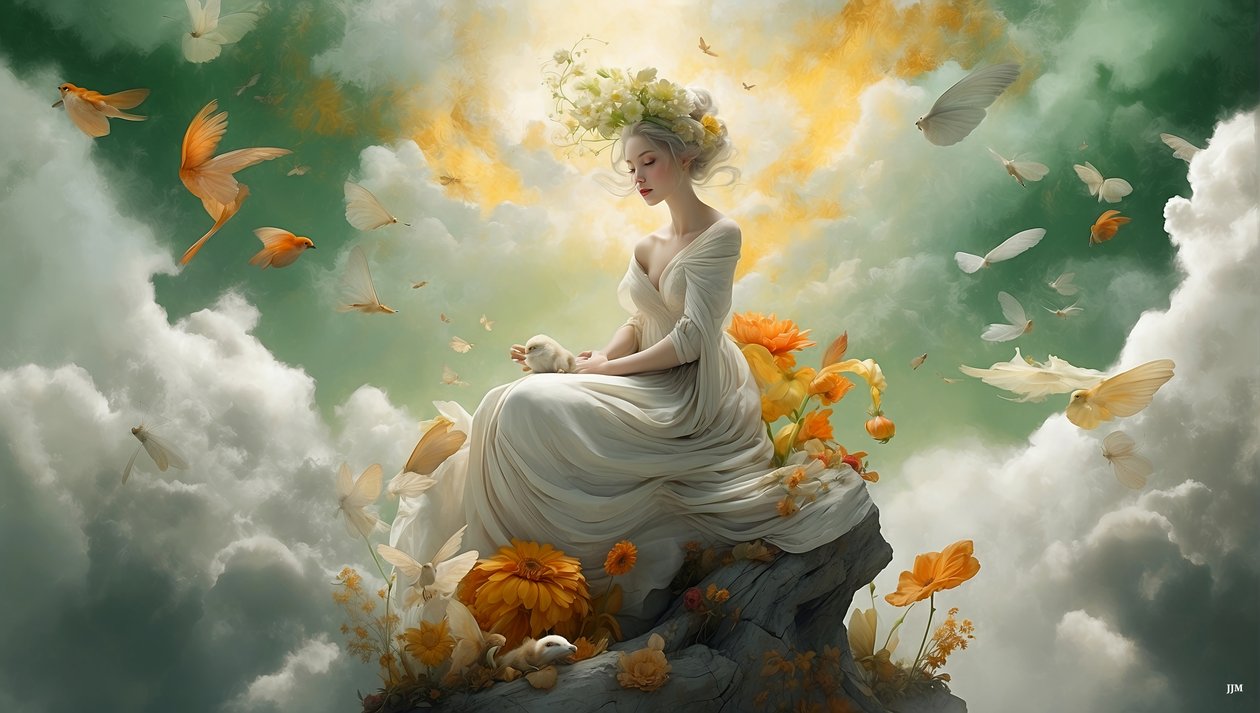 Dreamcore_dreamlike_scene-white_03 autorstwa Josef Johann Michel