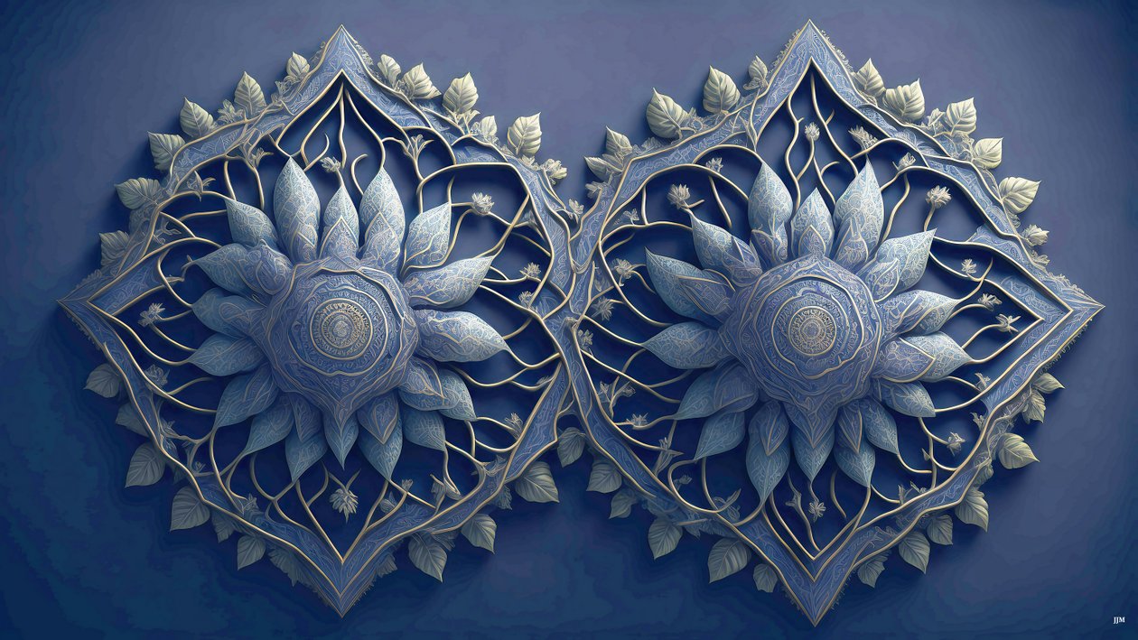 mandala:elementy afrykańskie_01 autorstwa Josef Johann Michel