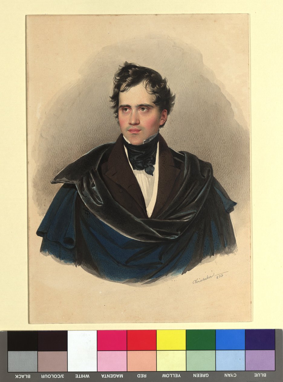 August Friedrich, hrabia Marschall z Burgholzhausen i Tromsdorfu autorstwa Josef Kriehuber