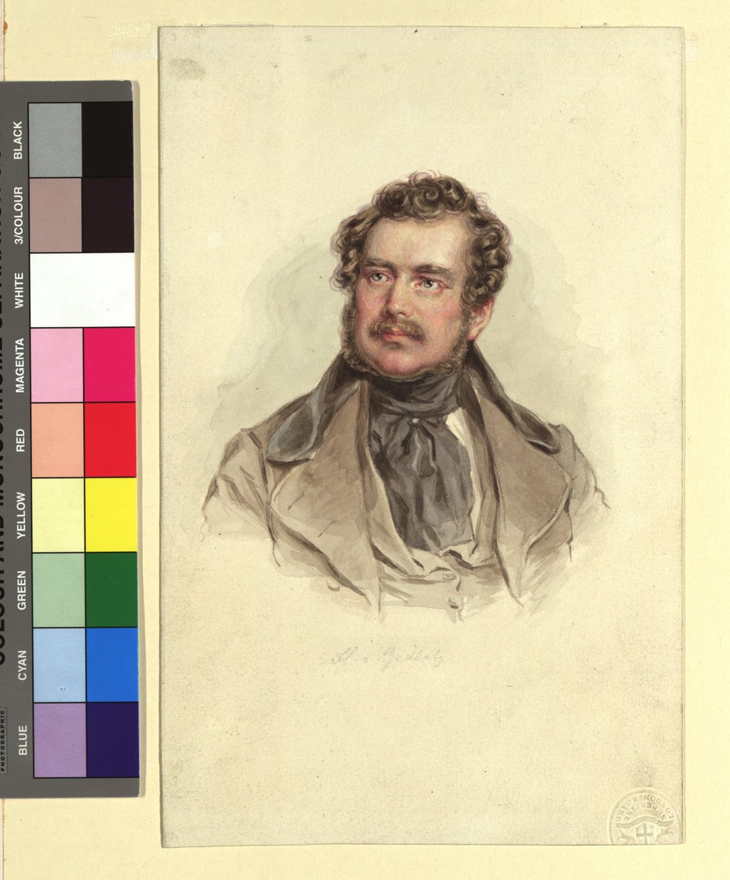 Christin Freiherr von Zedlitz autorstwa Josef Kriehuber