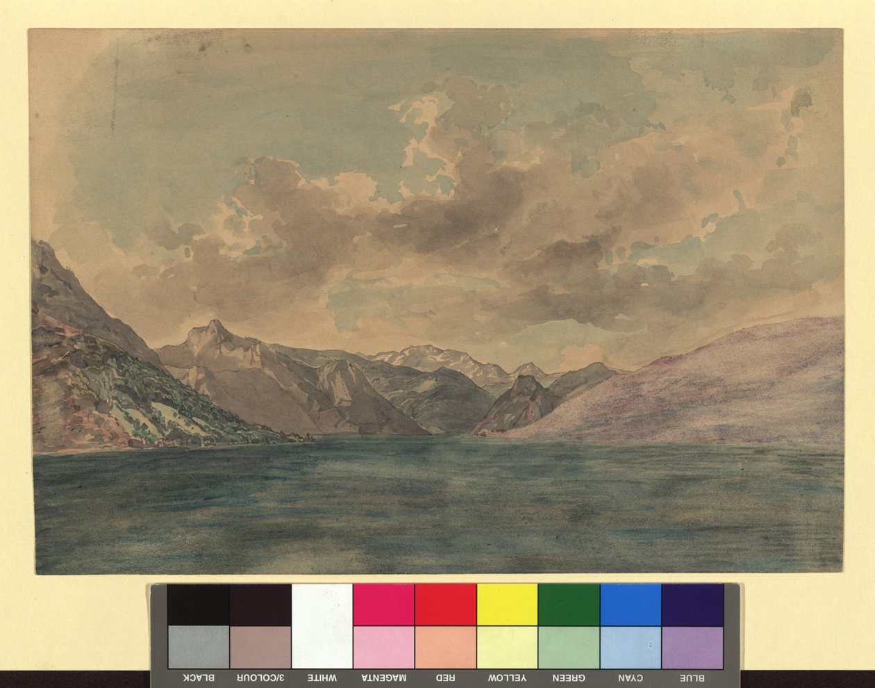 Jezioro Traunsee autorstwa Josef Kriehuber