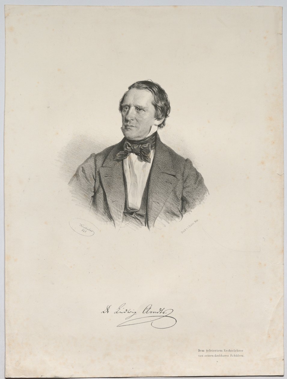 dr Ludwig Arndt autorstwa Josef Kriehuber