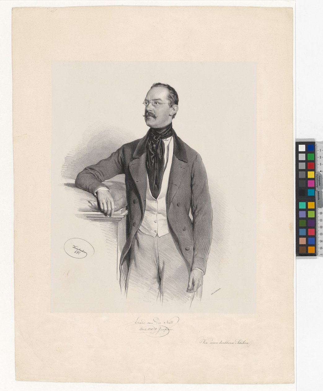 Eduard van der Nüll autorstwa Josef Kriehuber
