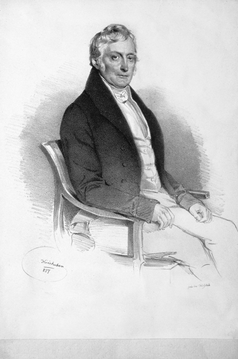 Franz Ferdinand Schiller Litho autorstwa Josef Kriehuber