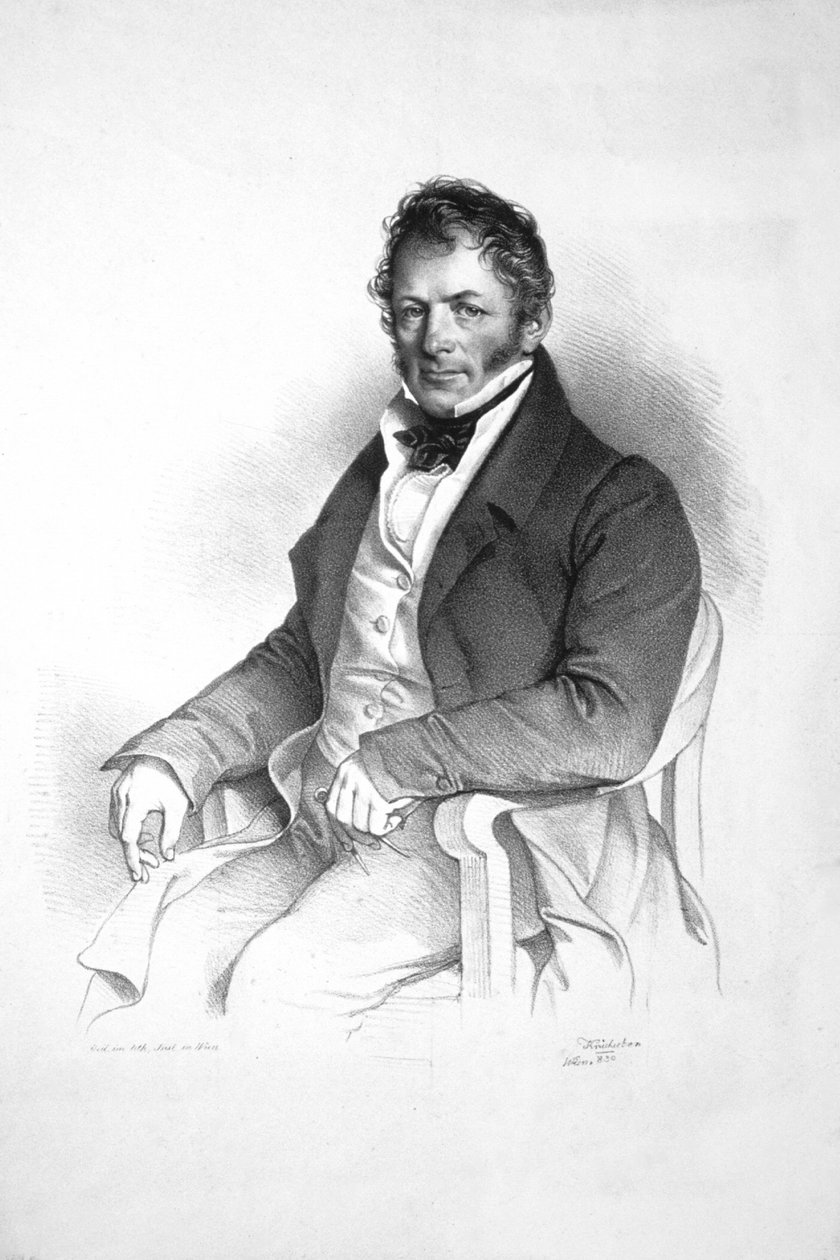 Franz Jäger Litho autorstwa Josef Kriehuber