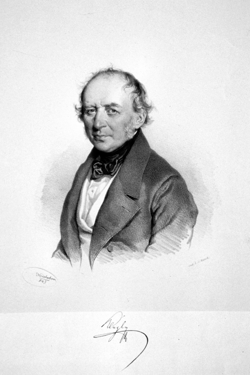 Franz Joachim Kleyle Litho autorstwa Josef Kriehuber