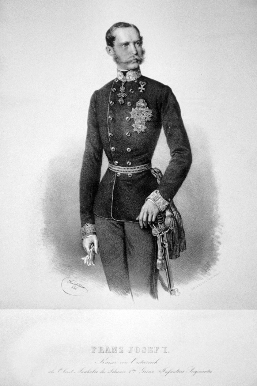 Franciszek Józef I 1860 Litho 01 autorstwa Josef Kriehuber
