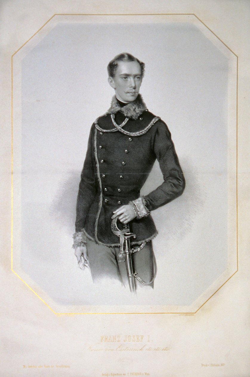 Franz Josef I. s. a. Litho autorstwa Josef Kriehuber