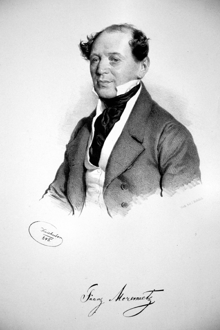 Franz Morawetz Litho autorstwa Josef Kriehuber