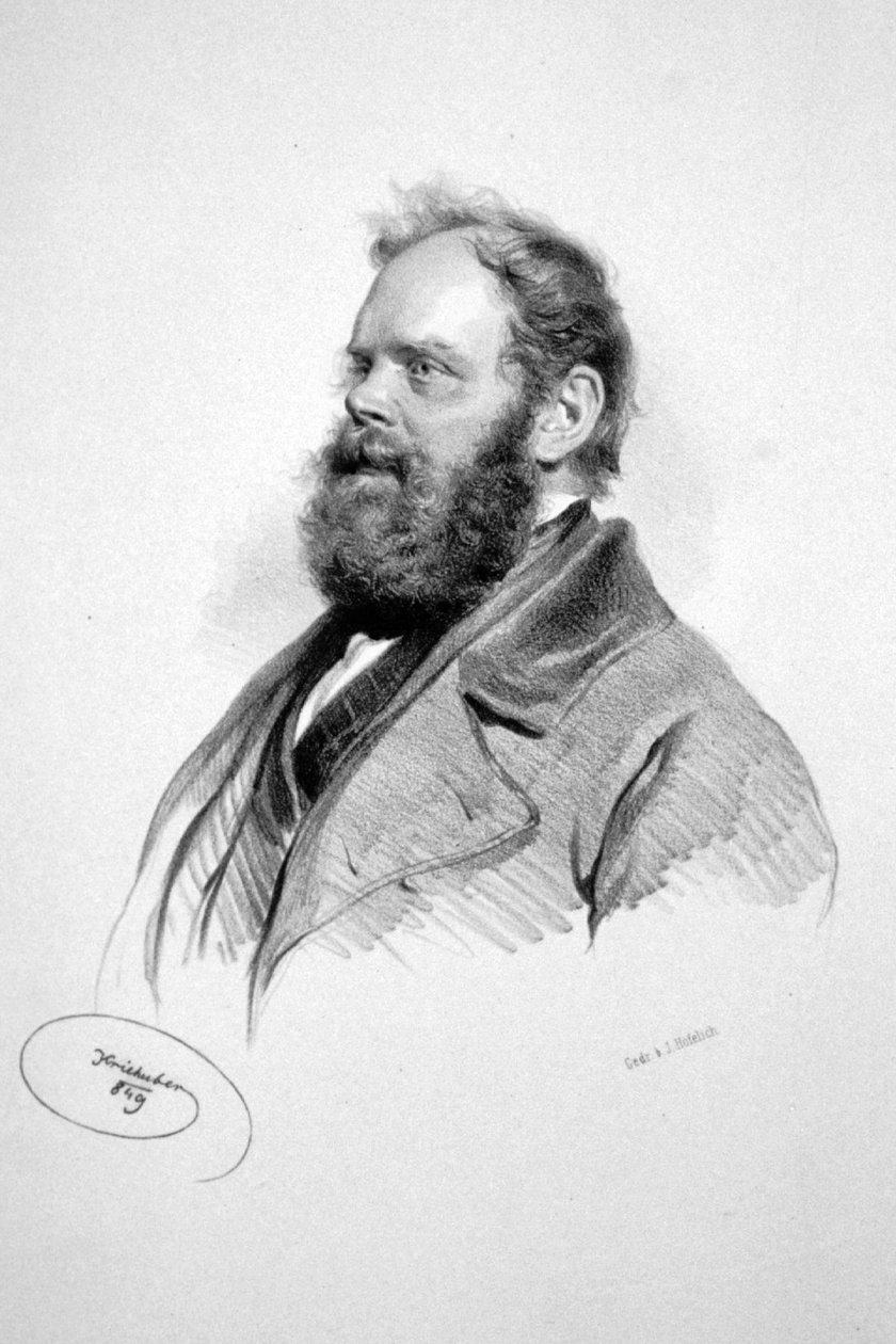 Franz Schäffer Litho autorstwa Josef Kriehuber