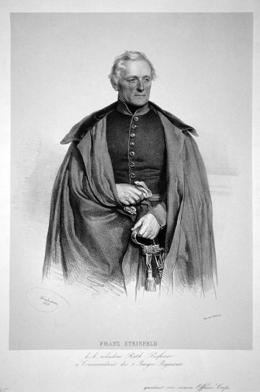 Franz Steinfeld Litho autorstwa Josef Kriehuber