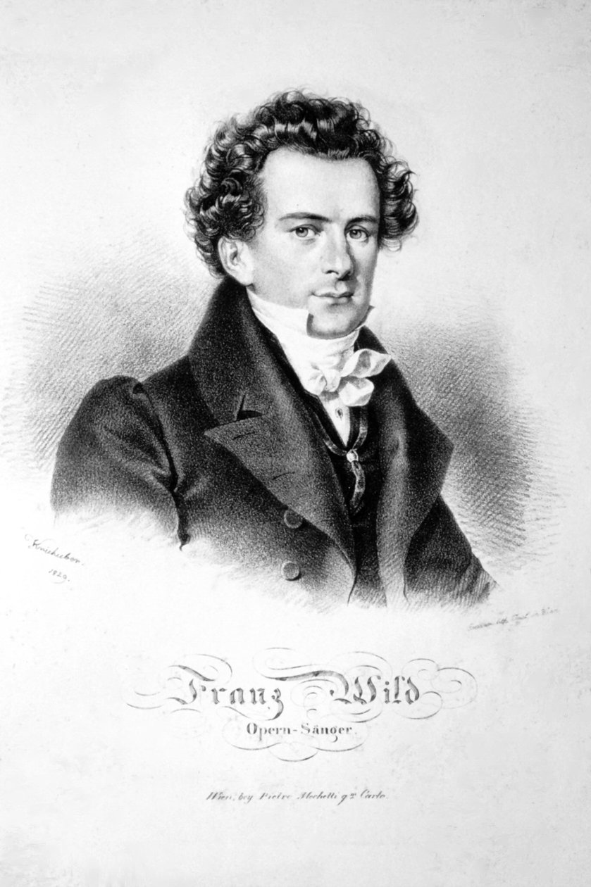 Franz Wild 1829 Litho autorstwa Josef Kriehuber