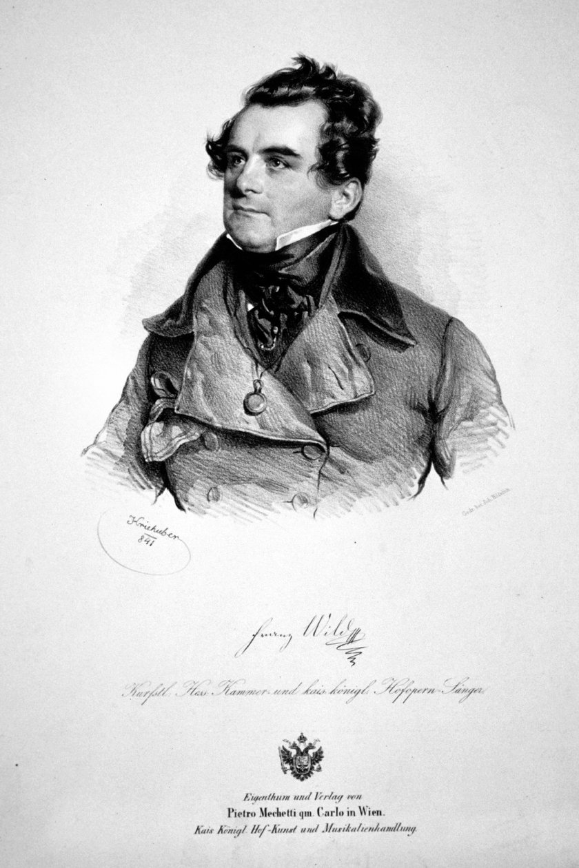 Franz Wild 1841 Litho autorstwa Josef Kriehuber