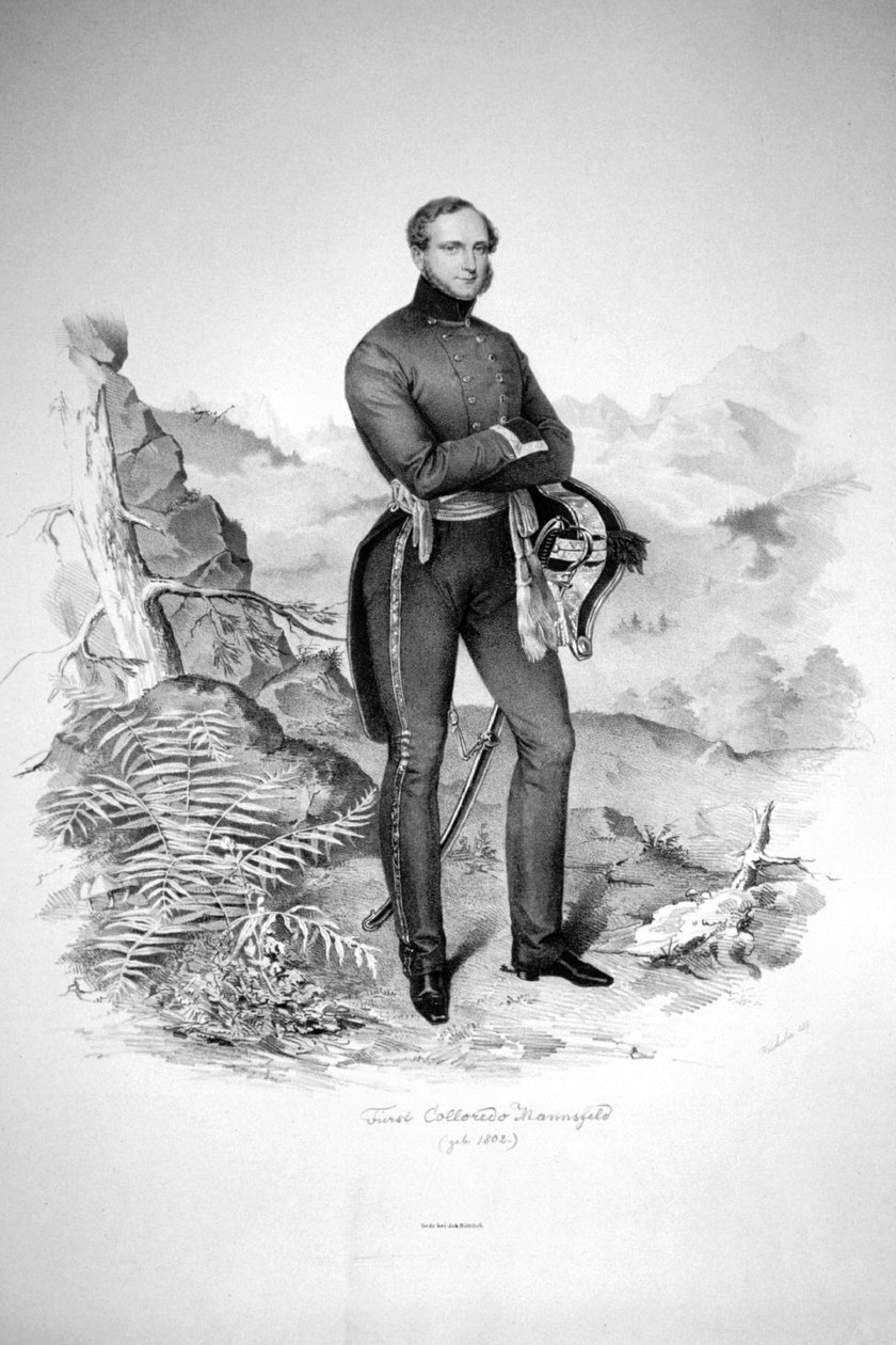 Franz de Paula Colloredo-Mansfeld Litho 2 autorstwa Josef Kriehuber