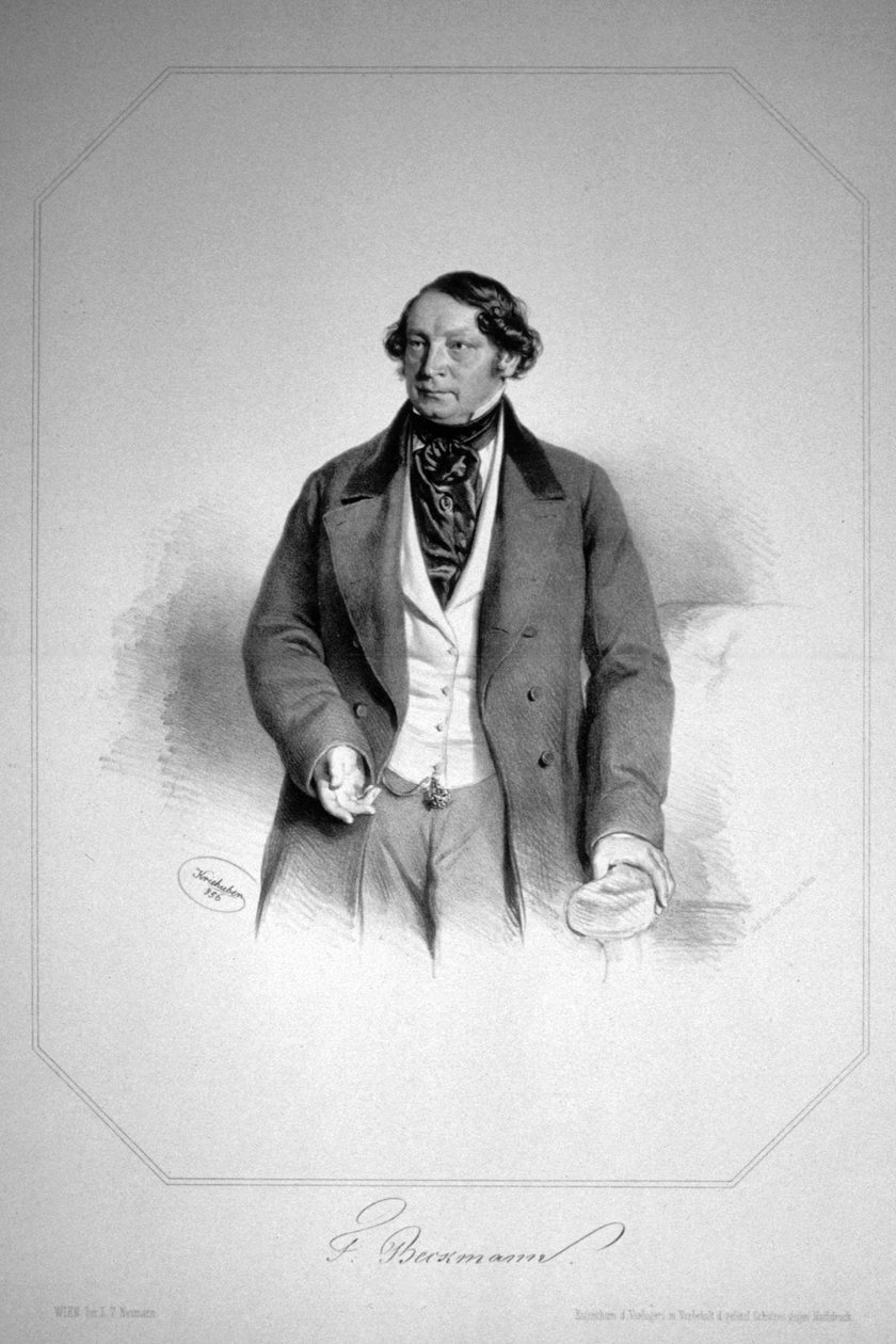 Friedrich Beckmann autorstwa Josef Kriehuber