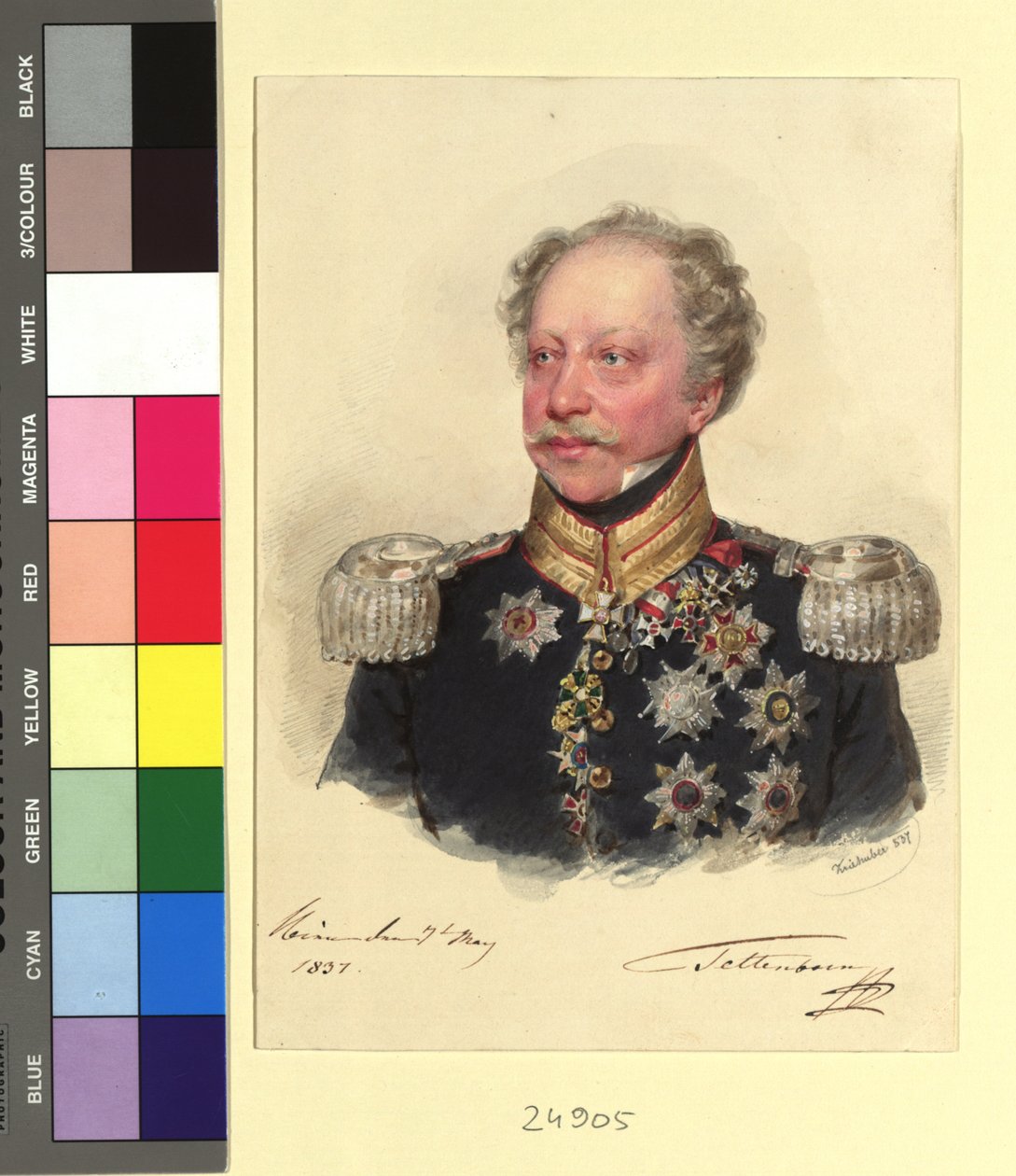 Generał C. F. baron Tettenborn autorstwa Josef Kriehuber