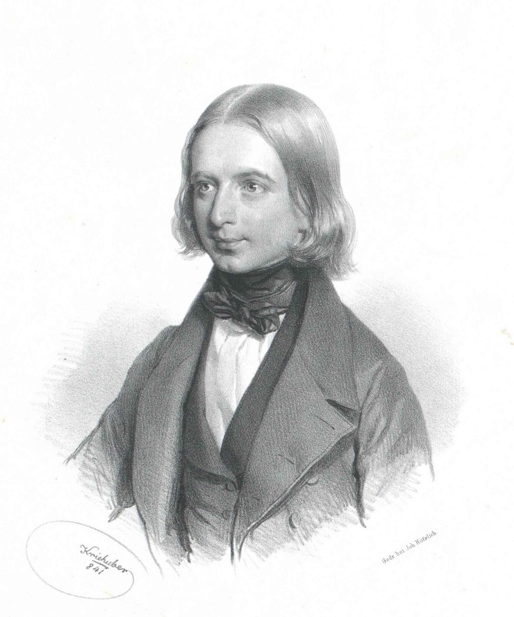Giulio Regondi autorstwa Josef Kriehuber
