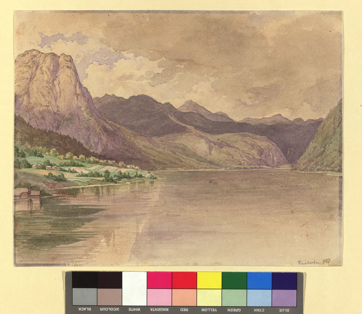 Grundlsee autorstwa Josef Kriehuber