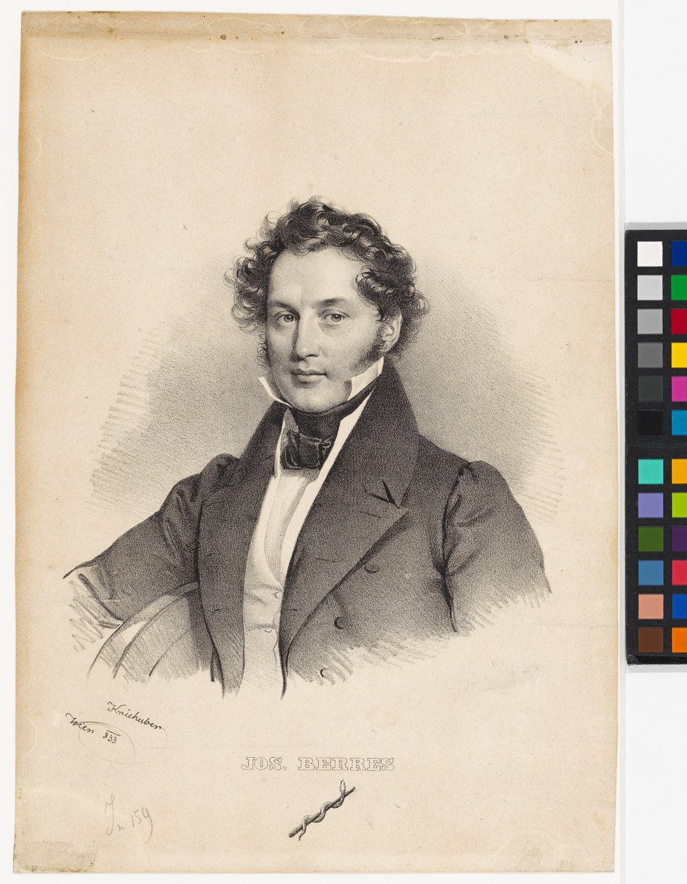 Josef Berres autorstwa Josef Kriehuber