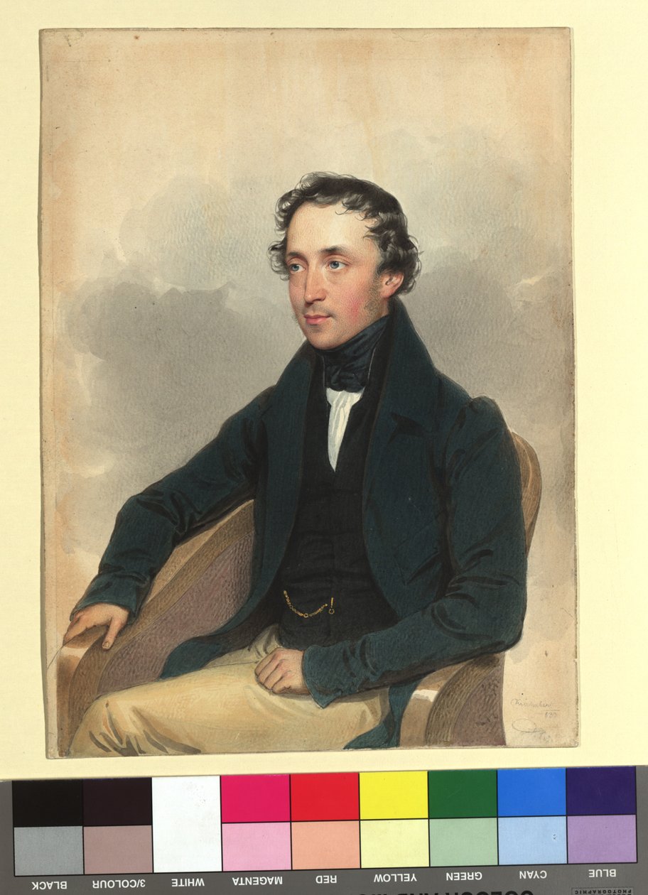 Josef baron von Bartenstein autorstwa Josef Kriehuber