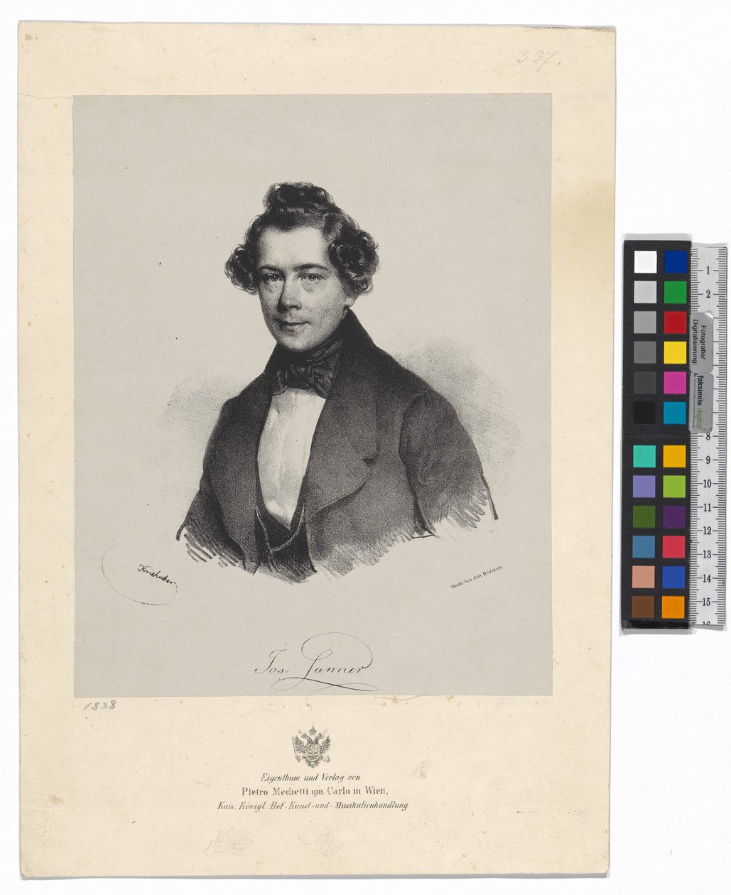 Josef Lanner autorstwa Josef Kriehuber