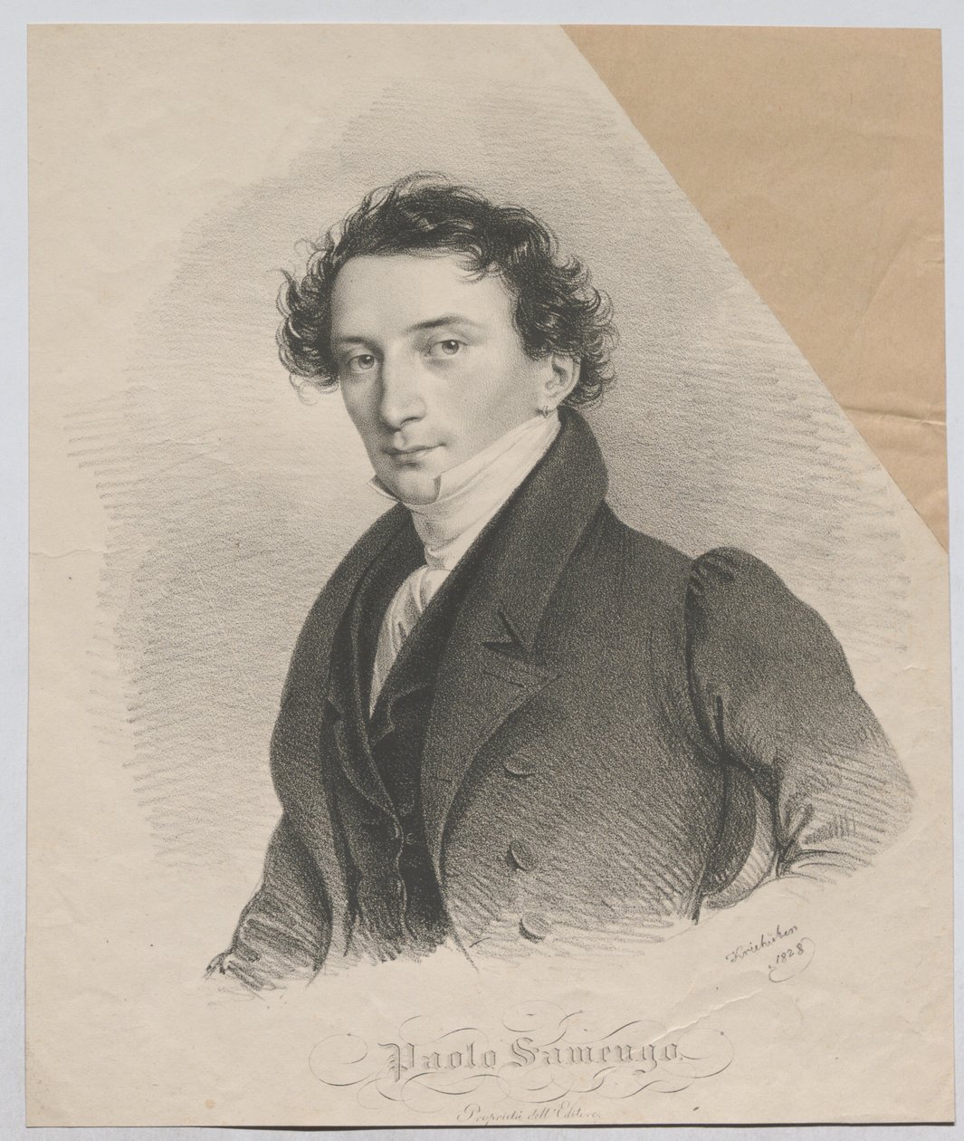Paolo Samengo autorstwa Josef Kriehuber