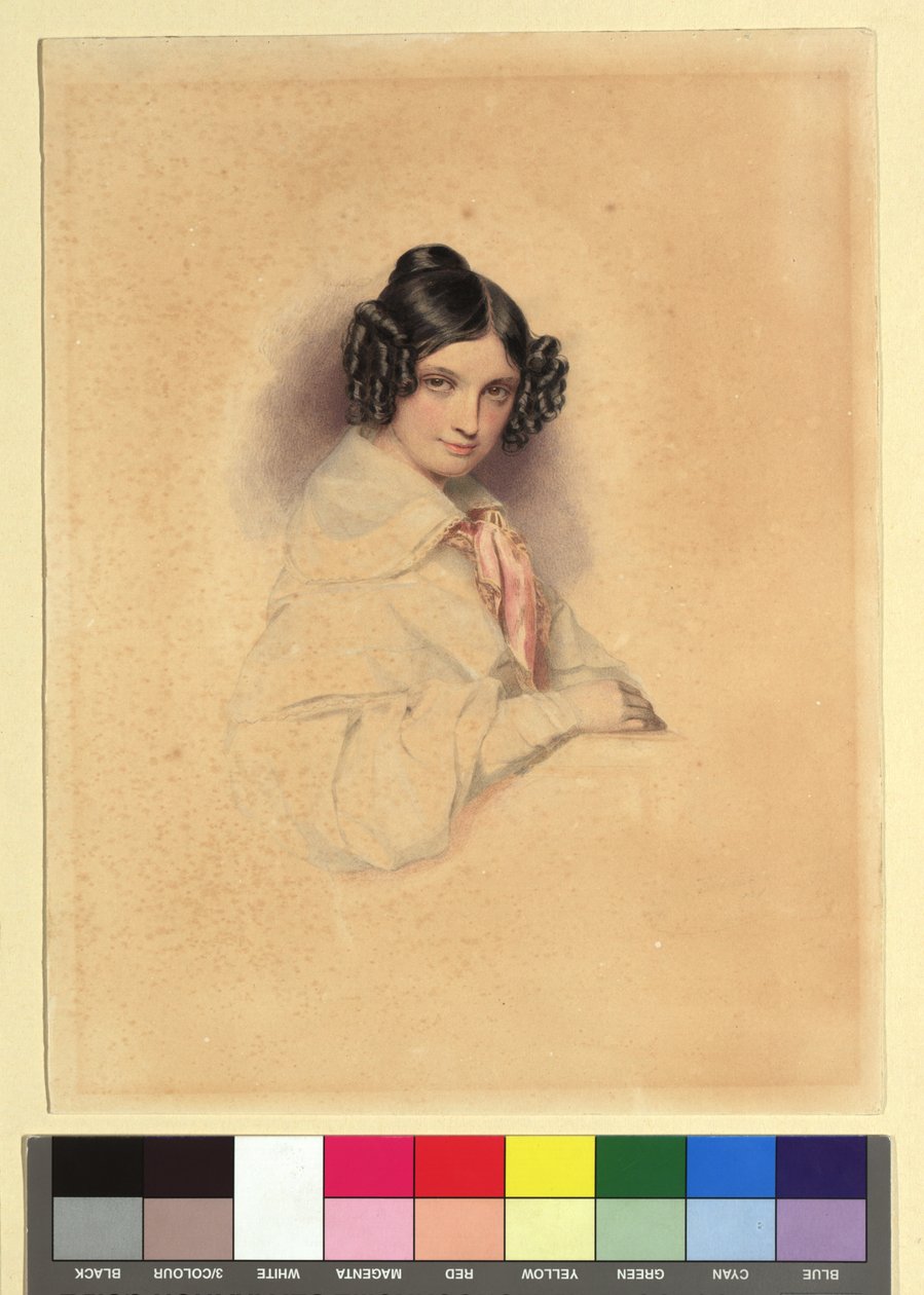 Pauline von Schmerling, z domu baronówna von Koudelka autorstwa Josef Kriehuber