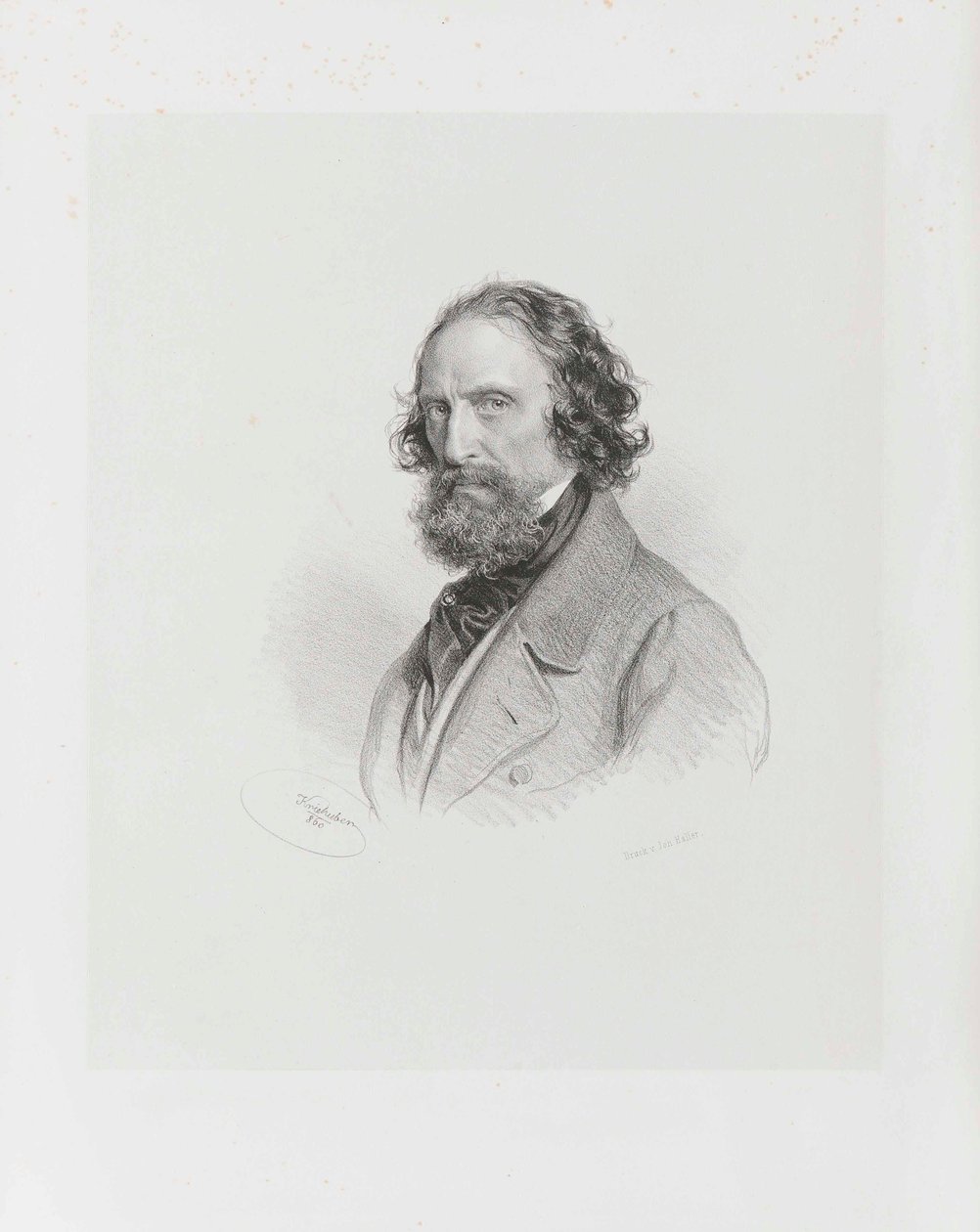 Autoportret, 1860. autorstwa Josef Kriehuber