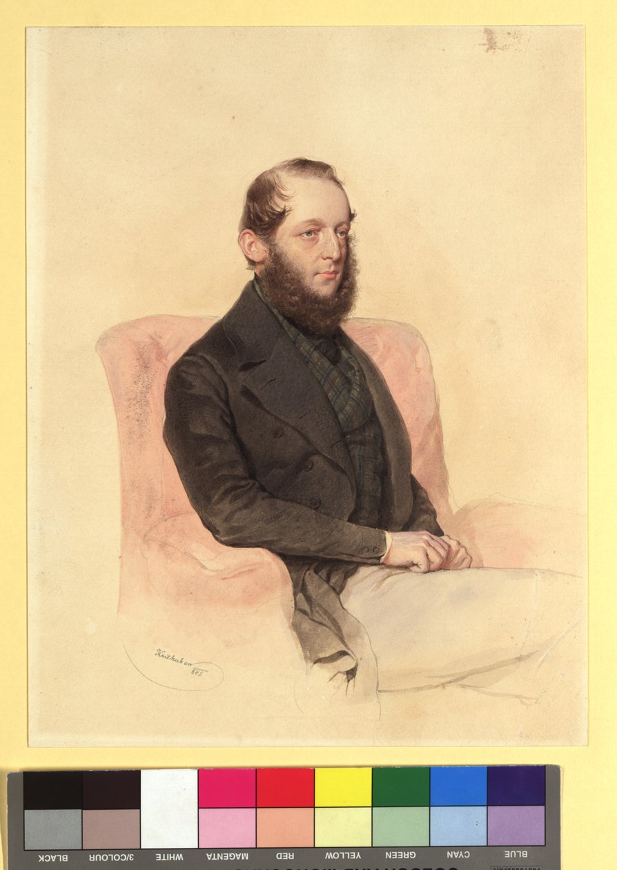 Hrabia Wilhelm Clemens Westphalen zu Fürstenberg (1818-1883) autorstwa Josef Kriehuber