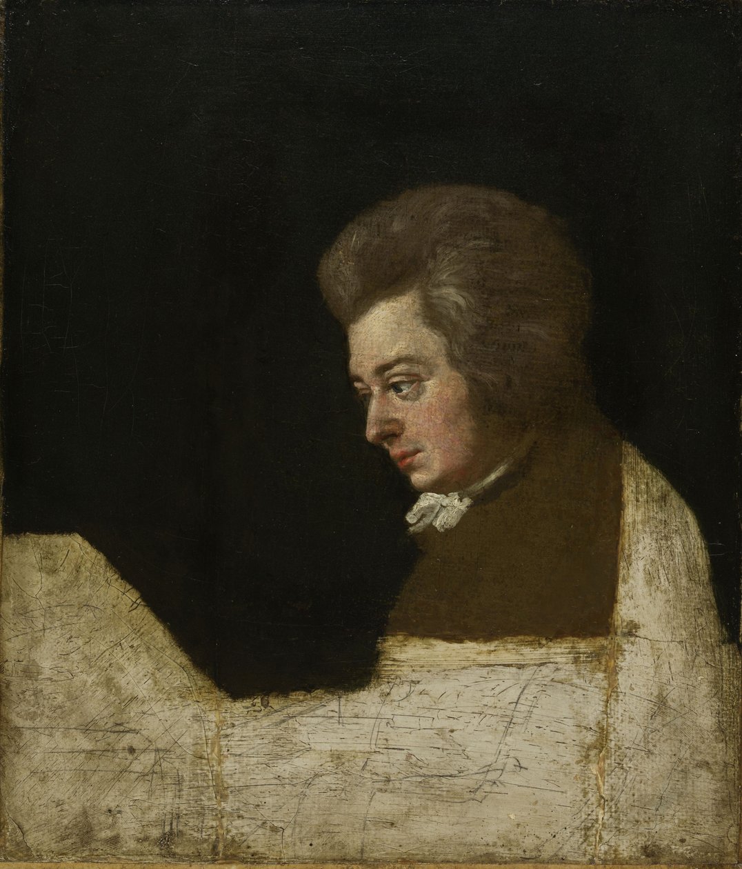Wolfgang Amadeusz Mozart 1756-1791, 1789 autorstwa Josef Lange
