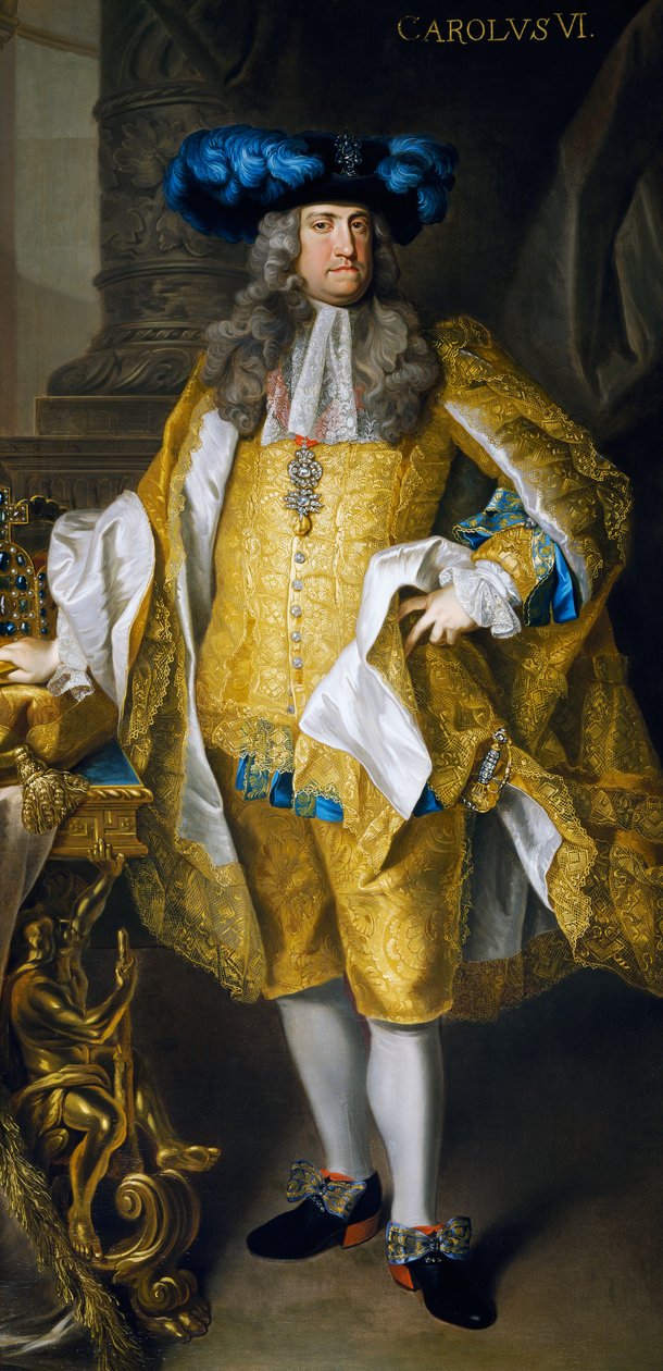 Portret Karola VI Austrii (Wiedeń) autorstwa Josef and Mayrhofer Friedrich Kiss