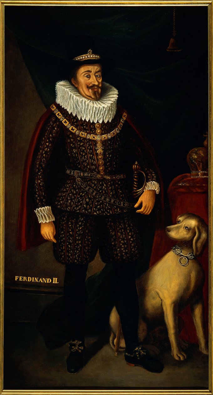 Portret Ferdynanda II Austriackiego (Graz autorstwa Josef and Mayrhofer Friedrich Kiss