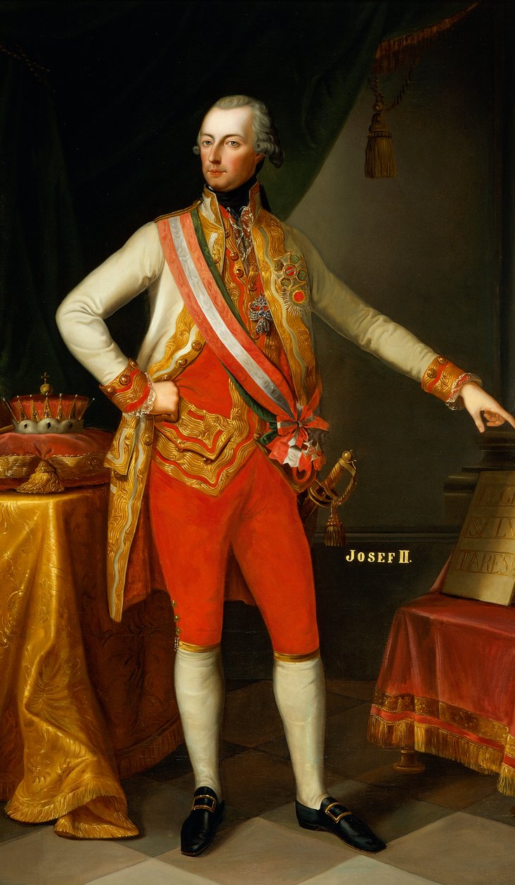 Portret Józefa II (Wiedeń autorstwa Josef and Mayrhofer Friedrich Kiss