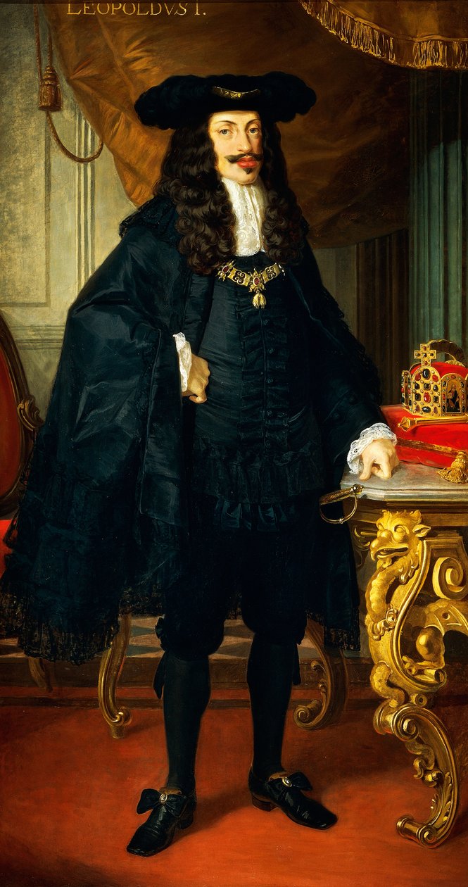 Portret Leopolda I Austrii (Wiedeń autorstwa Josef and Mayrhofer Friedrich Kiss
