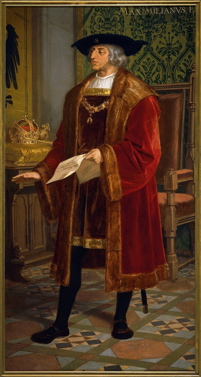 Portret Maksymiliana I Austriaka (Wiener Neustadt autorstwa Josef and Mayrhofer Friedrich Kiss
