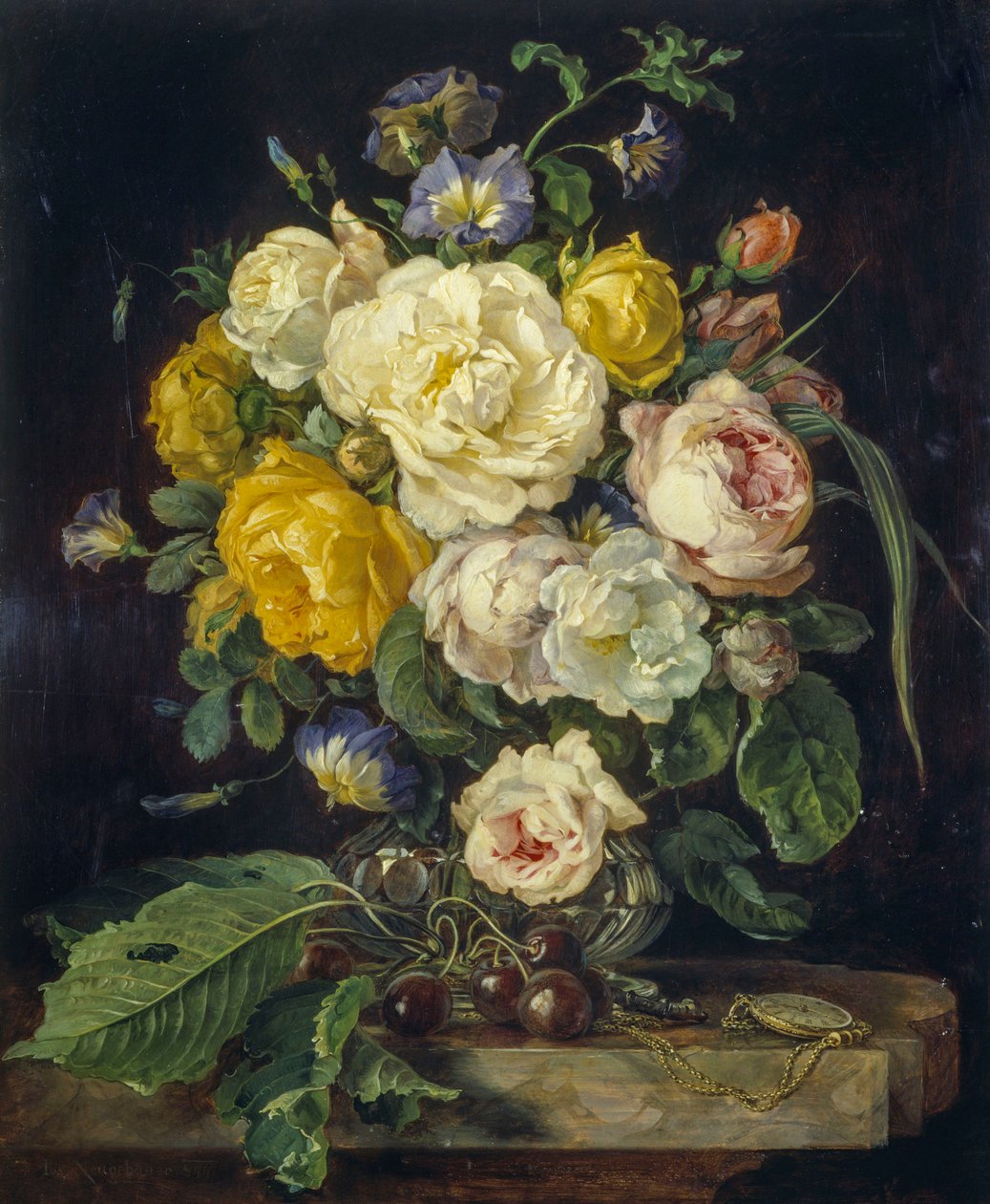 Martwa natura z kwiatami autorstwa Josef Neugebauer