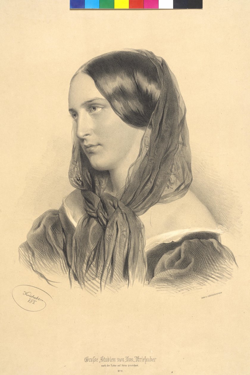 Emilie Kriehuber autorstwa Josef Nikolaus Kriehuber