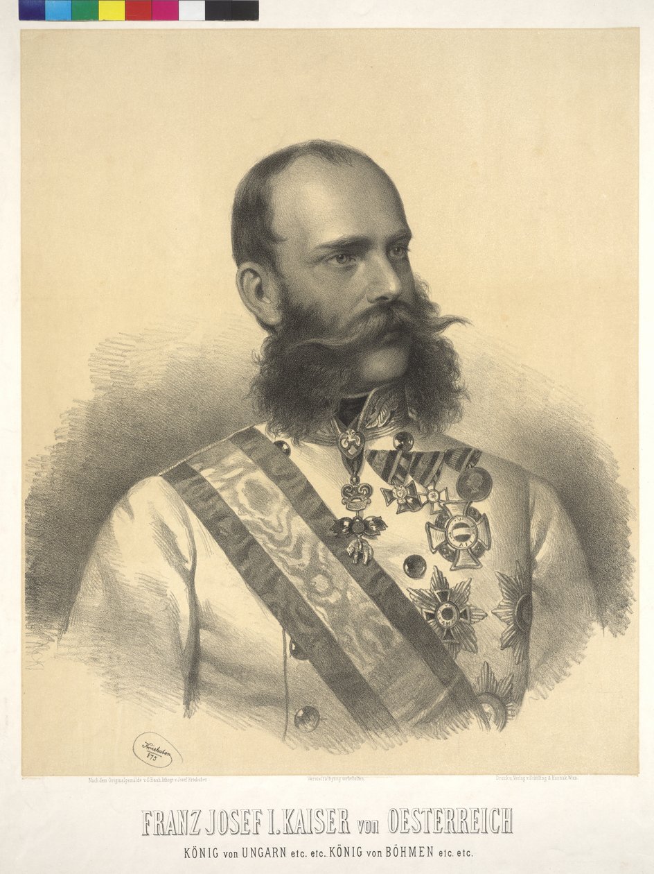 Cesarz Austrii Franciszek Józef I autorstwa Josef Nikolaus Kriehuber
