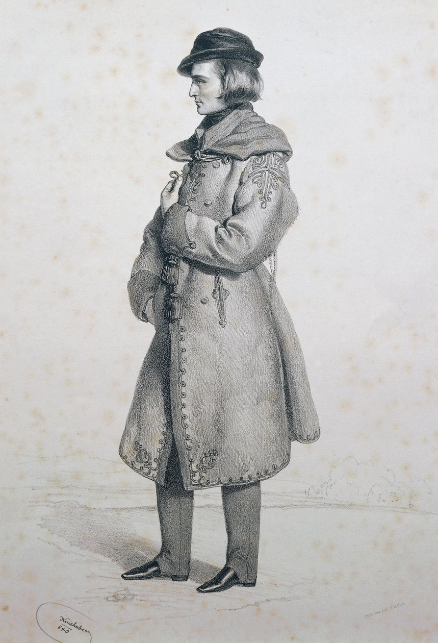 Portret Franciszka Liszta (Najazd autorstwa Josef Nikolaus Kriehuber