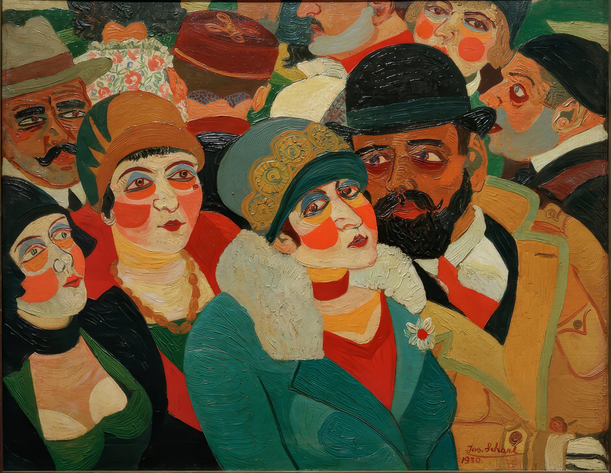 Paryska scena uliczna autorstwa Josef Scharl