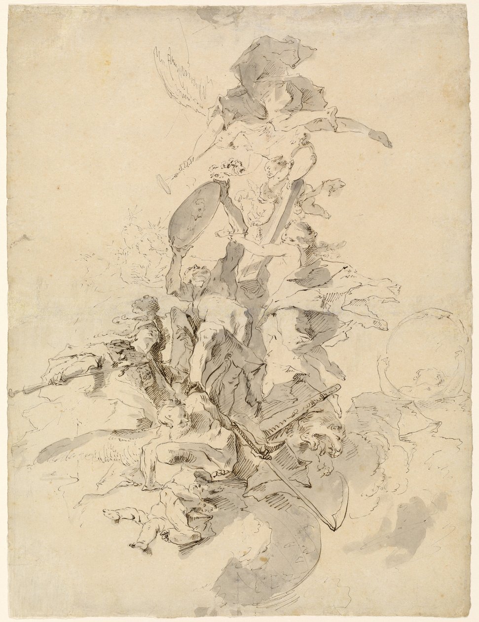 Gloryfikacja Prałata autorstwa Josef Winterhalder the Younger