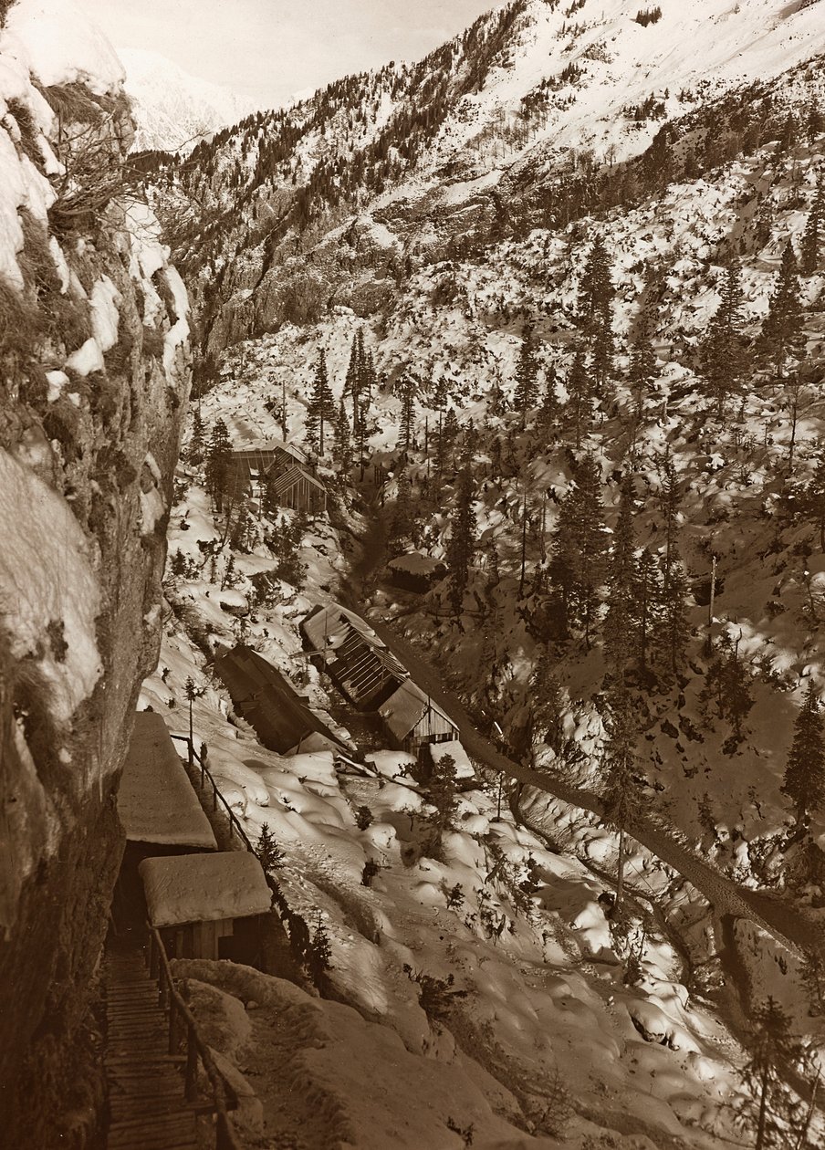 Album "Moja wojna światowa - wspomnienia Frontu Południowo-Zachodniego w Karyntii, Włochy, Trentino-Alto Adige) 31.03.1915-12.11.1918 - Josef Zohles Wiedeń": koszary wojskowe (b/w fot. autorstwa Josef Zohles