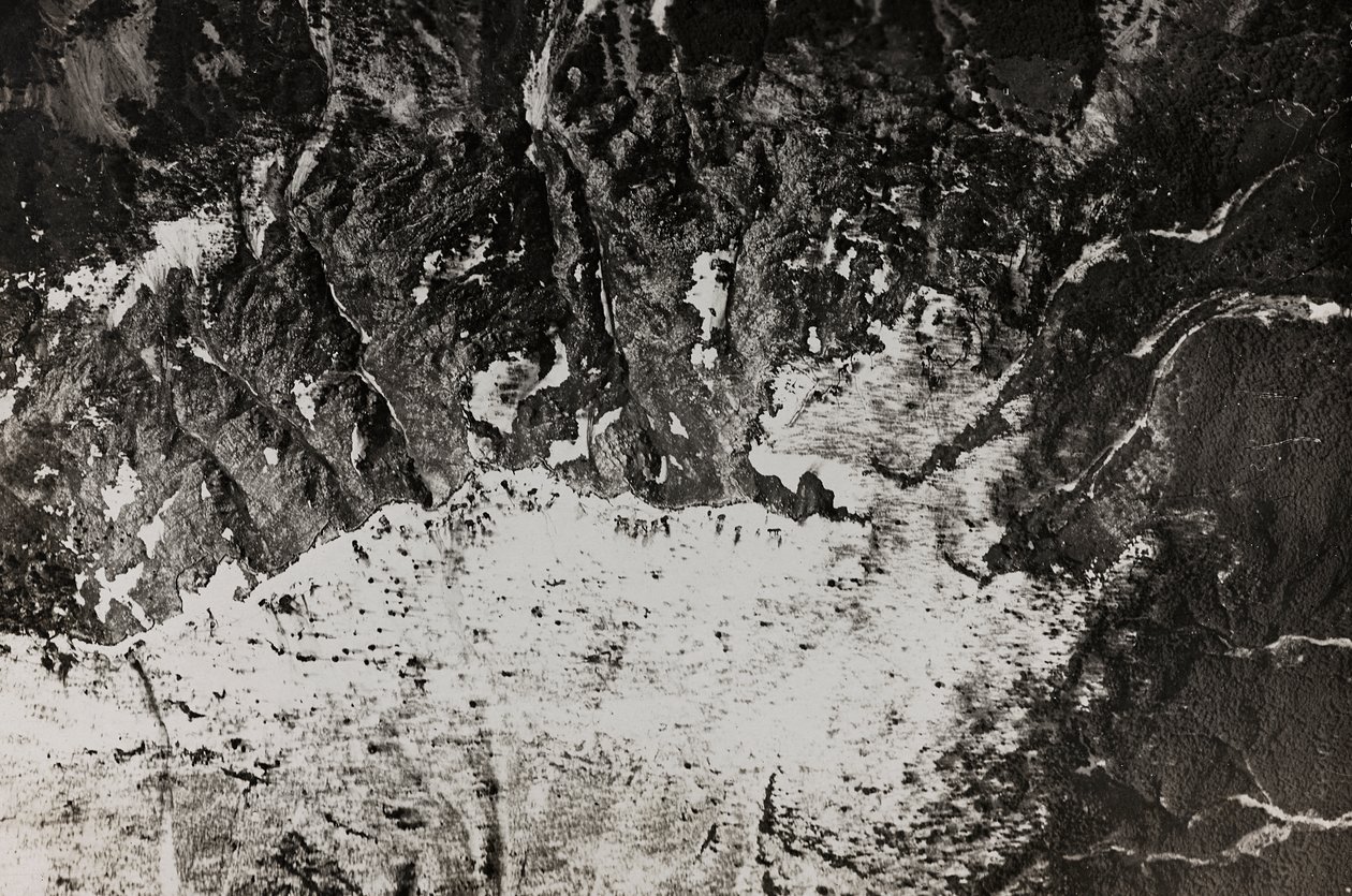 Album "Moja wojna światowa - wspomnienia Frontu Południowo-Zachodniego w Karyntii, Włochy, Trentino-Alto Adige) 31.03.1915-12.11.1918 - Josef Zohles Wiedeń": widok z lotu ptaka na strefę wojny autorstwa Josef Zohles