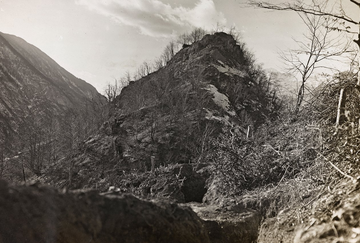 Album "Moja wojna światowa - wspomnienia Frontu Południowo-Zachodniego w Karyntii, Włochy, Trentino-Górna Adyga) 31.03.1915-12.11.1918 - Wiedeń Josefa Zohlego": strefa wojny (zdjęcie czarno-białe) autorstwa Josef Zohles