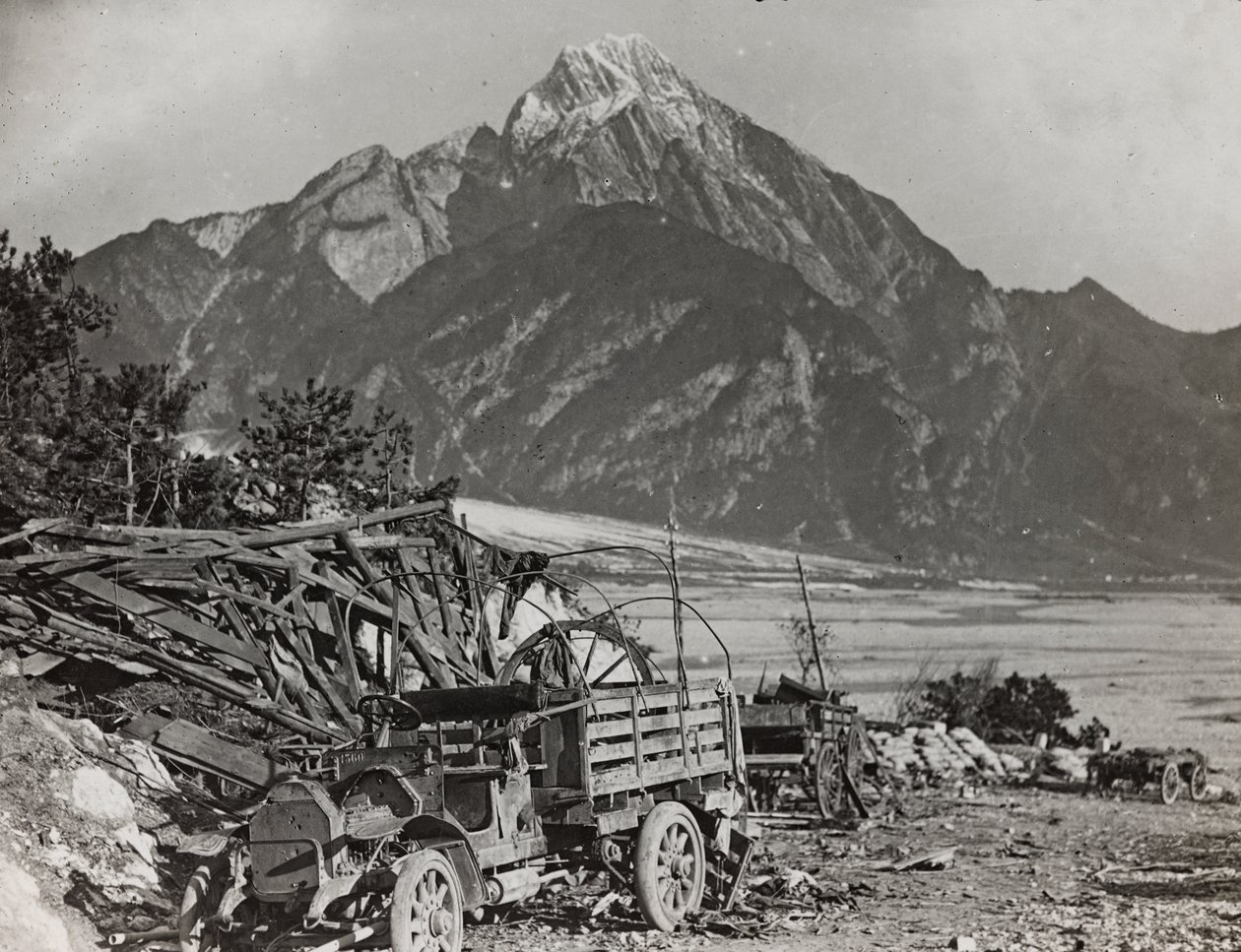 Album "Moja wojna światowa - wspomnienia Frontu Południowo-Zachodniego w Karyntii, Włochy, Trentino-Alto Adige) 31.03.1915-12.11.1918 - Josef Zohles Wiedeń": nad rzeką Tagliamento (b autorstwa Josef Zohles