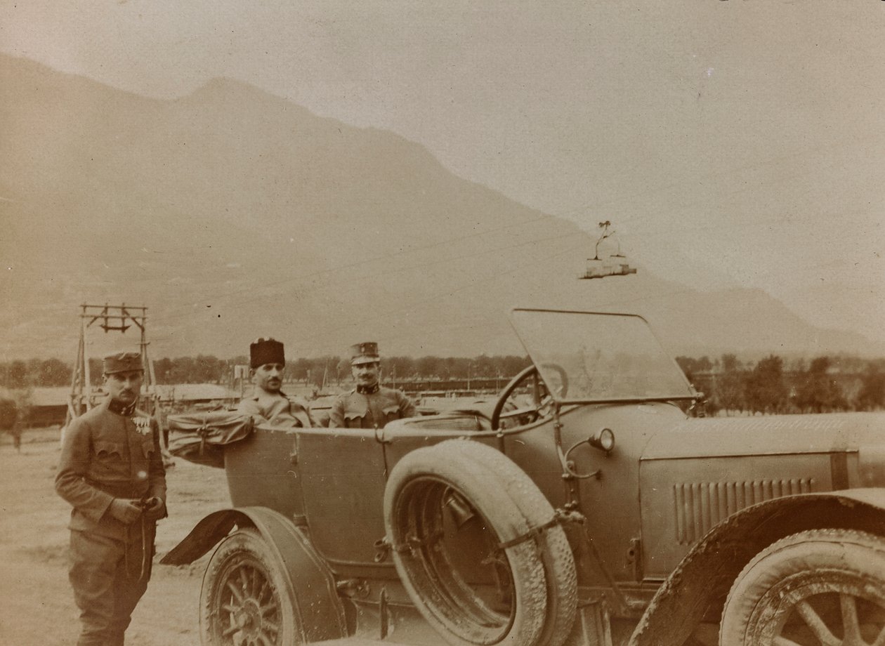 Album "Moja wojna światowa - wspomnienia Frontu Południowo-Zachodniego w Karyntii, Włochy, Trentino-Górna Adyga) 31.03.1915-12.11.1918 - Josef Zohles Wiedeń": generał turecki w wojnie zo autorstwa Josef Zohles